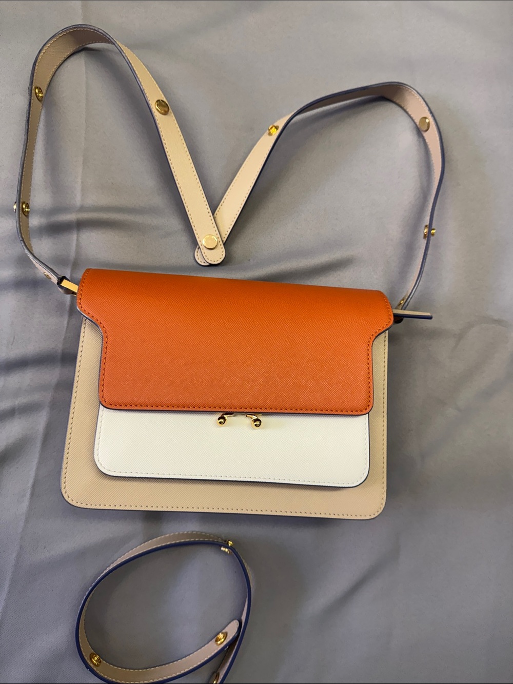 Marni trunk leather bag